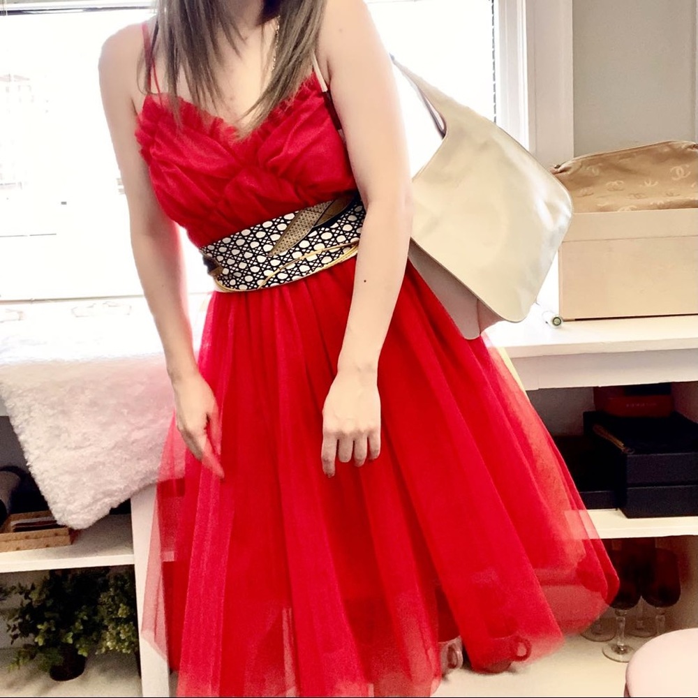 Brand new MSGM red dress